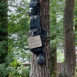Человек перевернут в Твери как предупреждение мусорщикам